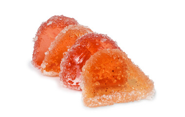 pieces of sugar fruit marmalade
