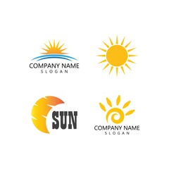 sun illustration logo