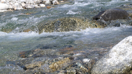 river in the mountains