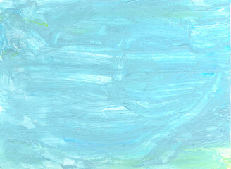 Fototapeta premium Hand painted watercolor background. Creative textured surface of brush strokes.