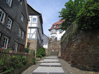 Fritzlar Rittergasse Marienburg Treppen