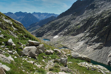 Valle de Molieres con sus lagos