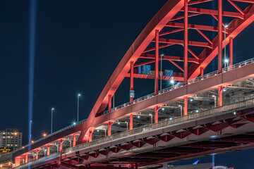 神戸大橋の夜景