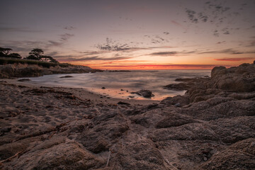 Obraz premium sunset on the beach