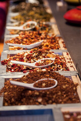 Th&eacute; en vrac au march&eacute; de No&euml;l de Mulhouse