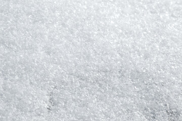 Snow texture, natural snow surface, winter background.