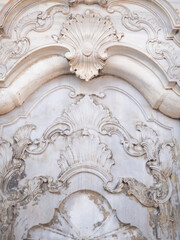 Ablution before prayer, in Istanbul, Turkey, a beautiful marble fountain for ablutions. Carved white marble