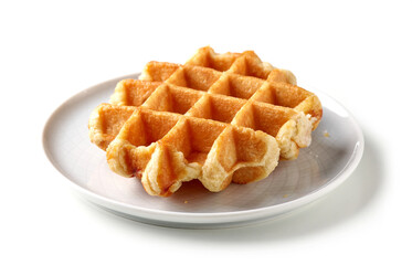 freshly baked belgian waffle