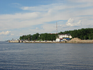 City view from the river