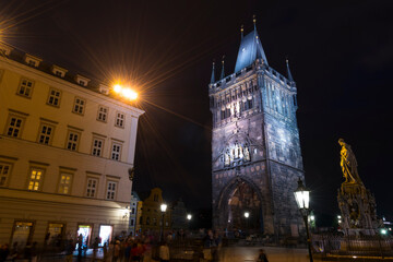 Charles IV Statue, Charles Bridge, Prague, Czech Republic, Europe