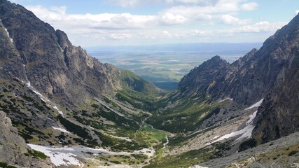 view from the top of the mountain