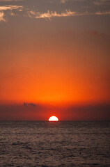 Sunrise on the black sea 