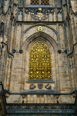 Obraz premium St. Vitus Cathedral, Prague Castle, Prazsky hrad, Prague, Czech Republic, Europe