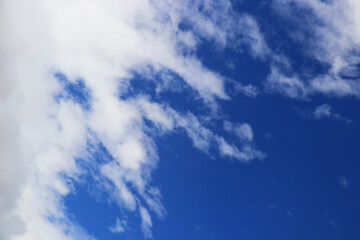 Obraz premium blue sky heaven clouds air wallpaper texture background