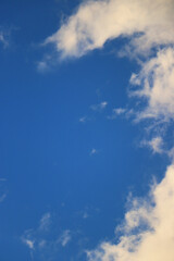 blue sky heaven clouds air wallpaper texture background