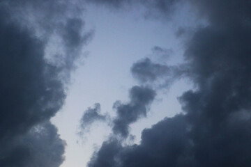 blue sky heaven clouds air wallpaper texture background