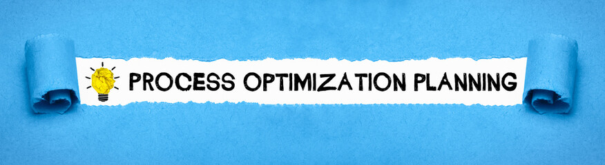 Process Optimization Planning 