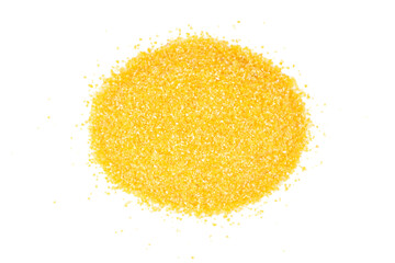 grain natural yellow corn groats