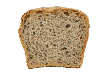 wheat and rye bread with seeds