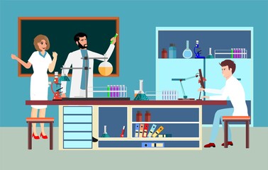 Medicine character in pharmacy, vector illustration isoalated