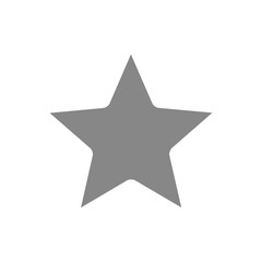 Star grey icon. Rating sign. Win symbol symbol