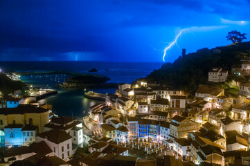 Tormenta en Cudillero