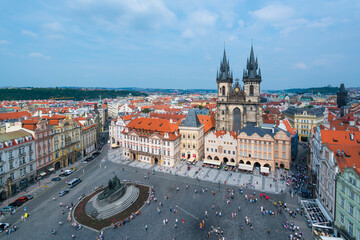 Naklejka na ściany i meble Old Town Square, Prague, Czech Republic, Europe