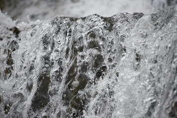 Nahaufnahme eines Wasserfalls 1