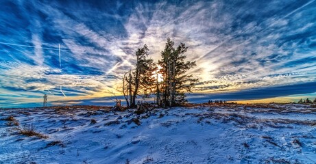 Autumn Sunset in the Mountains/Schoeckl