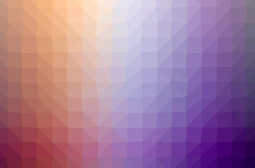 Illustration of abstract low poly purple horizontal background.