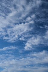 Cirrus clouds, soft clouds, natural background and texture