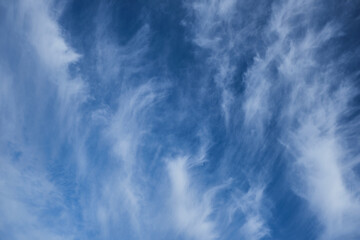 Cirrus clouds, soft clouds, natural background and texture