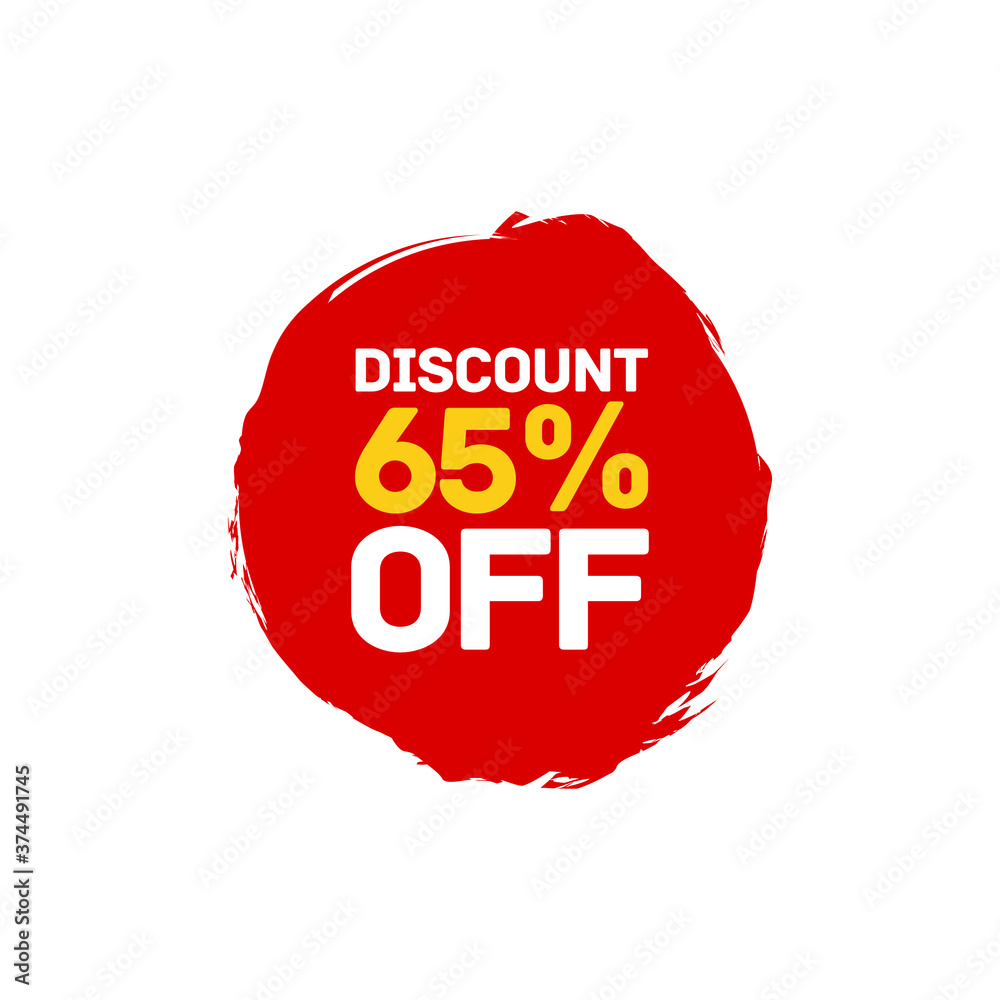 Wall mural 65 percent discount abstract red vector eps