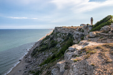 Sur la falaise de Leucate