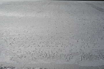 salt field Ban Laem Phetchaburi,Thailand