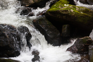 Cascading stream in nature