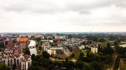 Fototapeta na wymiar panorama of gdansk