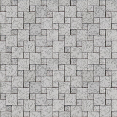 Seamless texture of paving stones. Gray tile background. Seamless texture of gray tiles. Pattern background.