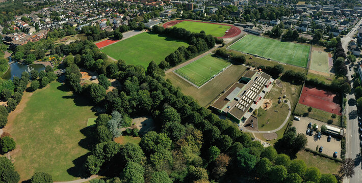 Panorama Gigapixel Langenfeld Jahnstadion