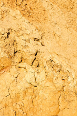 Clay dried with cracks, texture that can be used as material