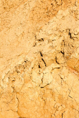 Clay dried with cracks, texture that can be used as material