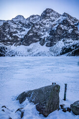 Morskie Oko lake in Tatra mountain in Poland