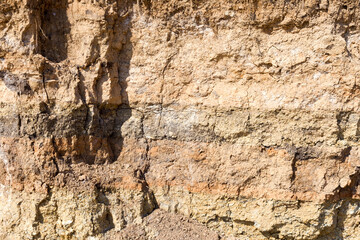 Clay dried with cracks, texture that can be used as material