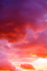 Fototapeta na wymiar Twilight sky and cloud at sunset