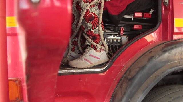 woman kidnapped and raped bound with a rope and gagged with duct tape inside the cab of a truck