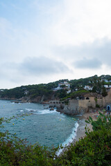 Obraz premium Playa Port Pelegrí en Calella de Palafrugell