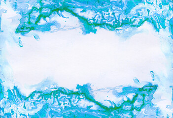 Hand painted creative background. Alcohol ink artistic overlay texture. Marbled colorful surface. Abstract painting