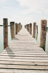 Fototapeta premium old wooden bridge