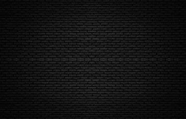 Black texture with brick wall for background website or design.