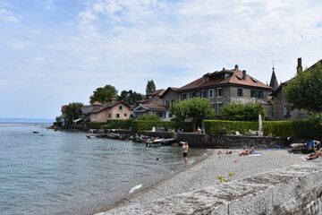 Obraz premium Nernier, lac Léman, Savoie
